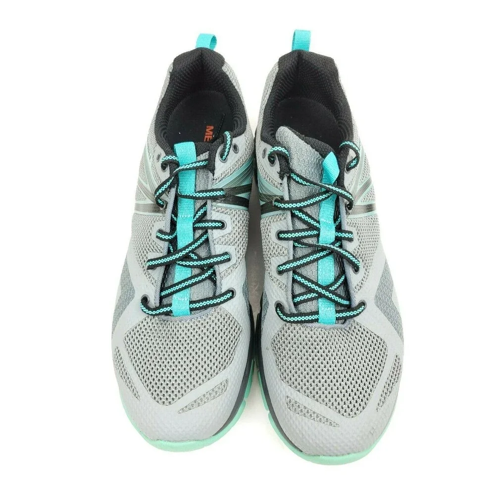 Merrell MQM Flex Women's Monument Hiking Shoe J05514 Size 5.5 Green Gray